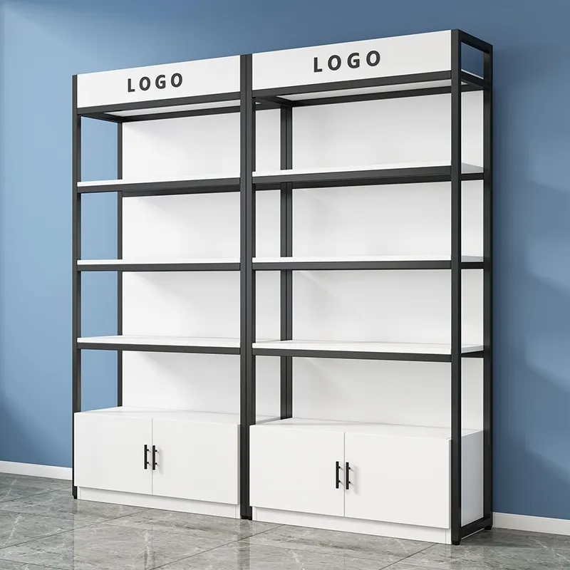 Cosmetics Display Shelf - Metal Frame Retail Shelving for Beauty Stores - Image 3