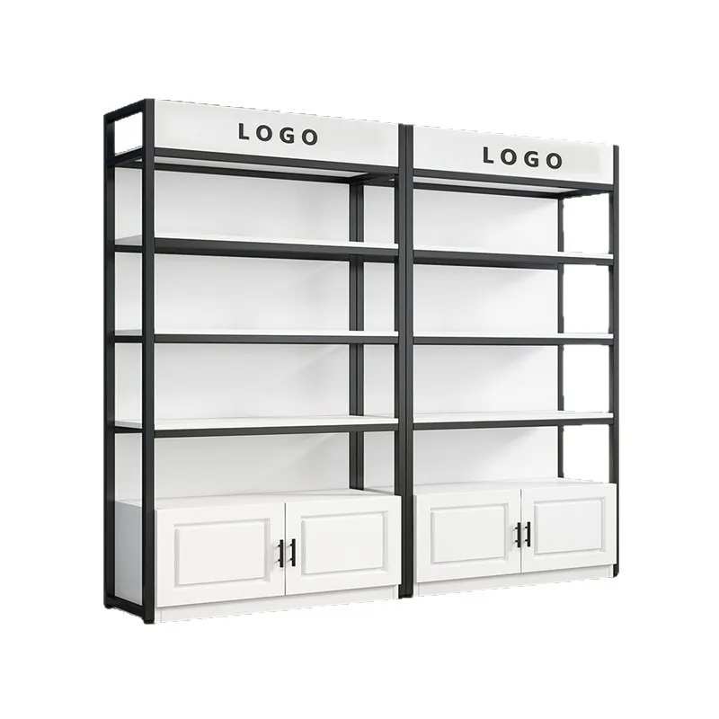 Cosmetics Display Shelf - Metal Frame Retail Shelving for Beauty Stores - Image 4