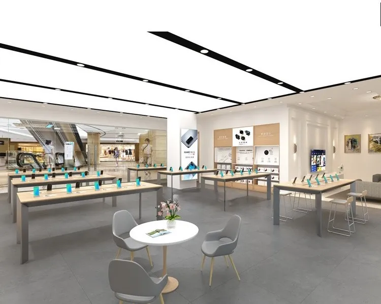 Cellphone Store Display Table - Mobile Phone Retail Counter - Image 2