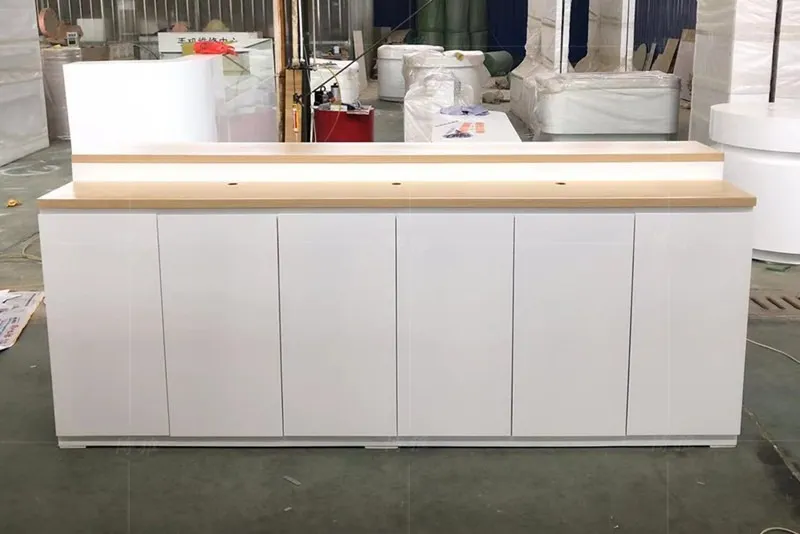 Electronics Store Display Counter - LED Retail Display Cabinet - Image 2