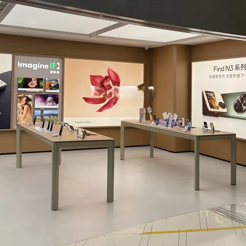 Mobile Phone Display Table with Seating Set - Smartphone Store Furniture - Image 2